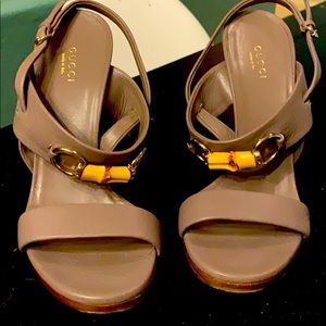 Gucci leather heels 2005 collection